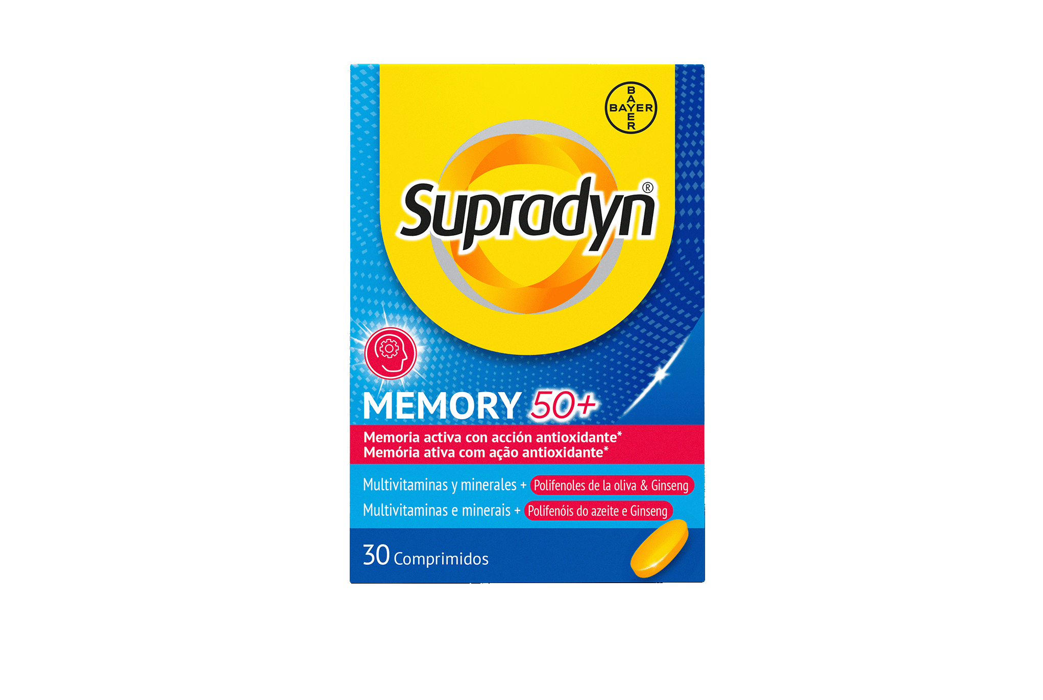 Supradyn Memory 50+ comprimidos frontal 2026Supradyn Memory 50+ comprimidos frontal 2026